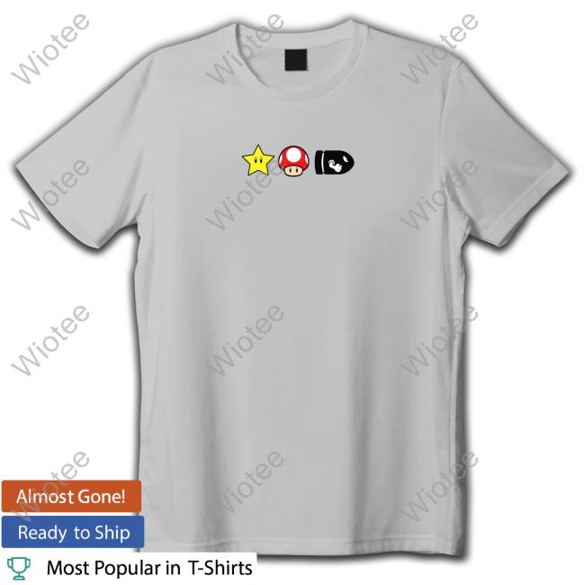 ICONS Star Mushroom Bullet Mario Pullover Hoodie KFC Radio