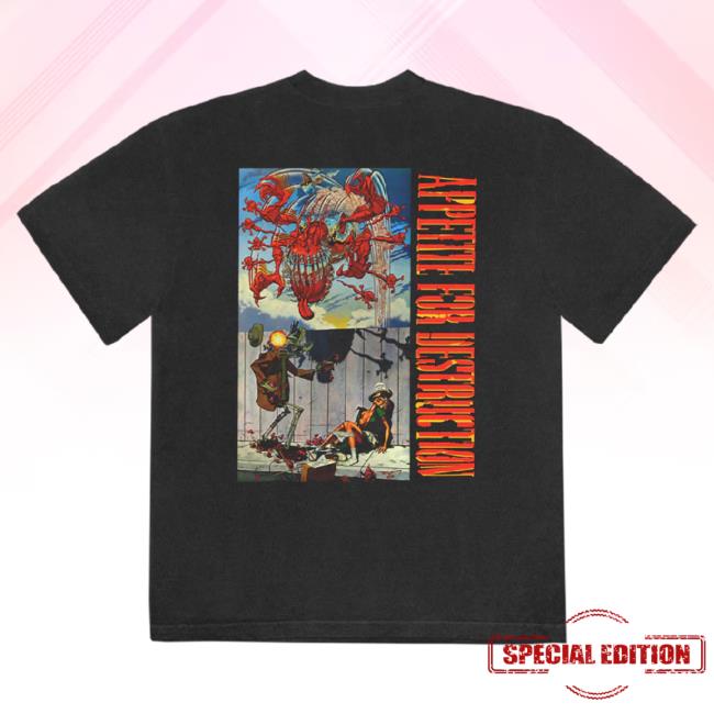 Official Gnr Merch Store Appetite For Destruction Tshirt Gnrmerch Official Gnr Merch Store Appetite For Destruction Tee Gnrmerch