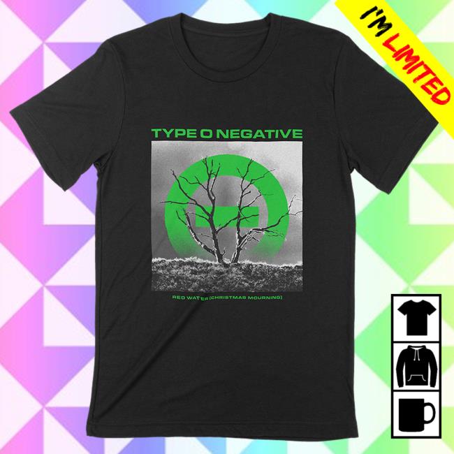 Official Type O Negative Merch Store Red Water T Shirt