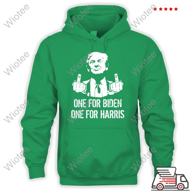 One For Biden One For Harris Shirt Trump One For Biden One For Harris Crewneck Sweatshirt