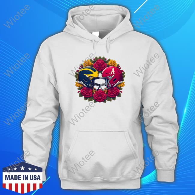 Michigan And Alabama Football Rose Bowl Game Long Sleeve T Shirt