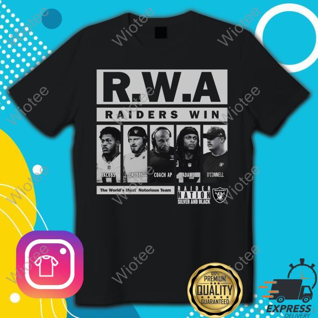 RWA Raider Win The World's Most Notoriout Team Shirt