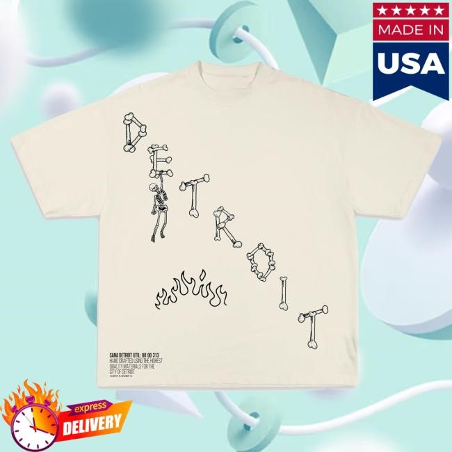 Official Sana Detroit Merch Store Purgatory Tee - Cream SanaDetroit