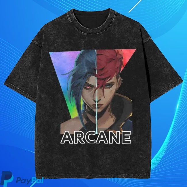 Official Arcane Jinx & Vi Tee Shirt - Arcane