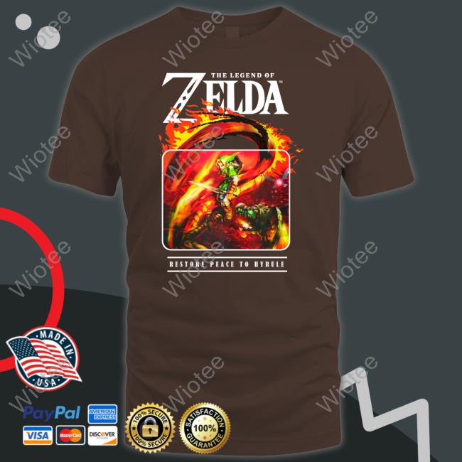 The Legend Of Zelda Restore Peace To Hyrule Shirt Official The Legend Of Zelda Restore Peace To Hyrule Shirt