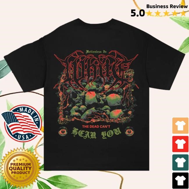 Official Miwmerch Motionless In White Dead Can’t Hear You Tshirt (Black) Miw Merch Store