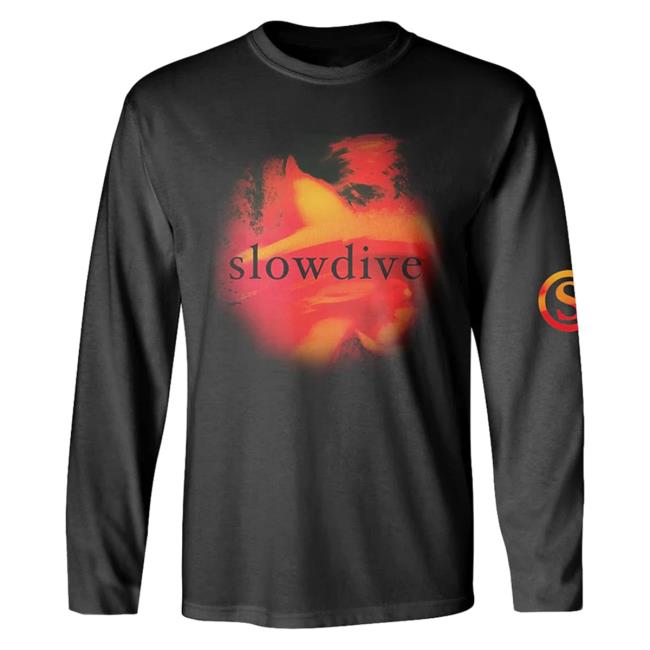 Official Slowdive Merch Limited Edition Just For A Day Long Sleeve Tee Shirt