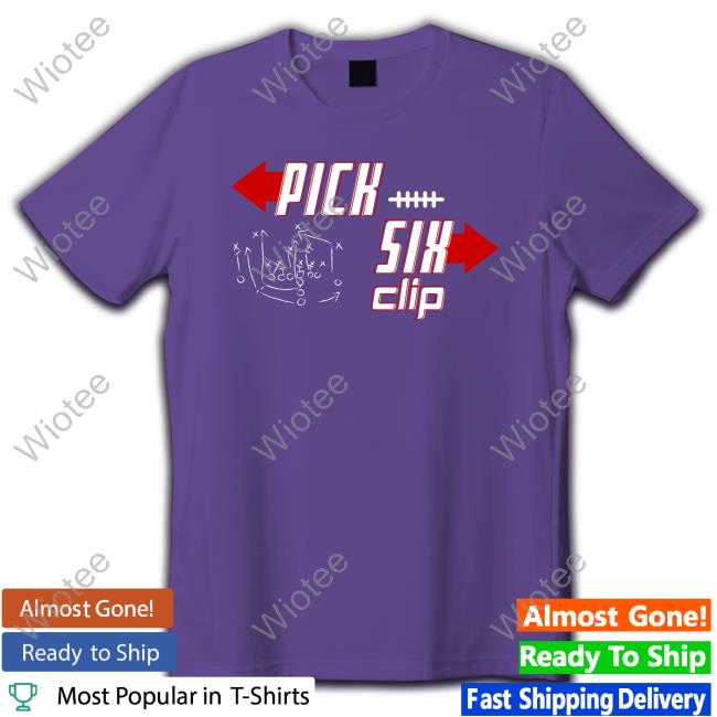 Official Pick Six Clip Sweatshirt Matt Rhule Pick Six Clip Shirt