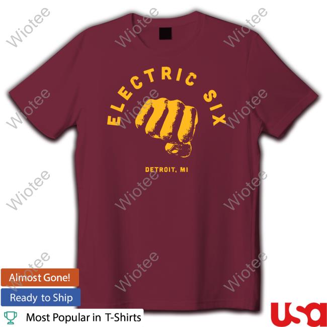 Official Ran Touring Merch Electric Six Fist Top Tee