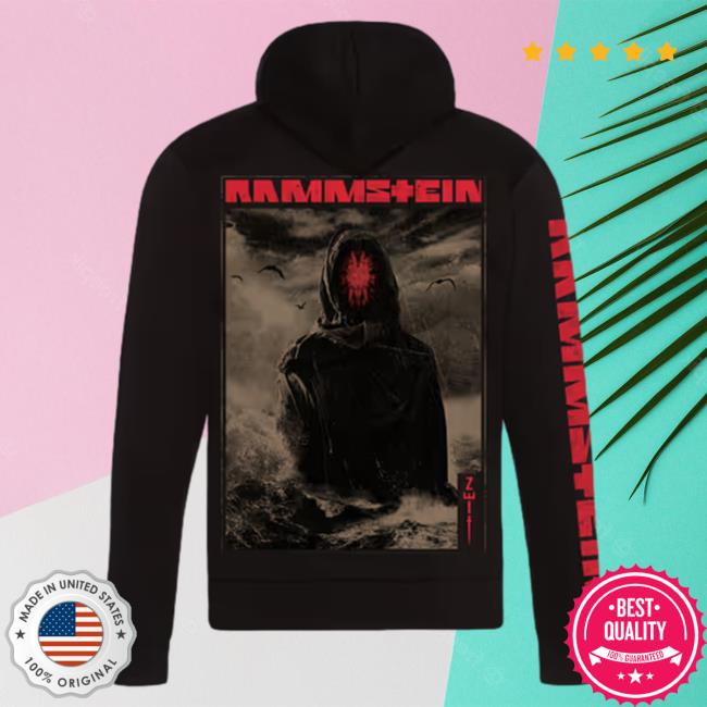 Official Zeithüter Rammstein Zip Up Longsleeve Official Rammstein Merch Zeithüter Rammstein Zip Up Hoodies