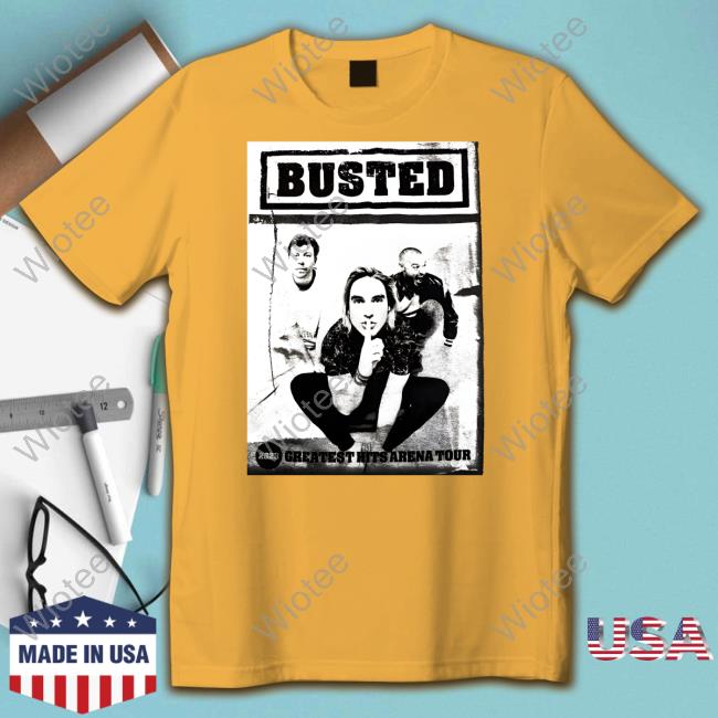 Official Busted Hits Busted 2023 Tour Greatest Hits Arena Tour Shirt Busted Hits Shop Busted 2023 Tour Greatest Hits Arena Tour Tee