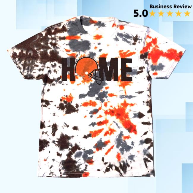 Ohio Clothing Merch Apparel Cleveland Indians Home Tri Blend Tie Dye Tshirt Ohioclothing Tie-Dye