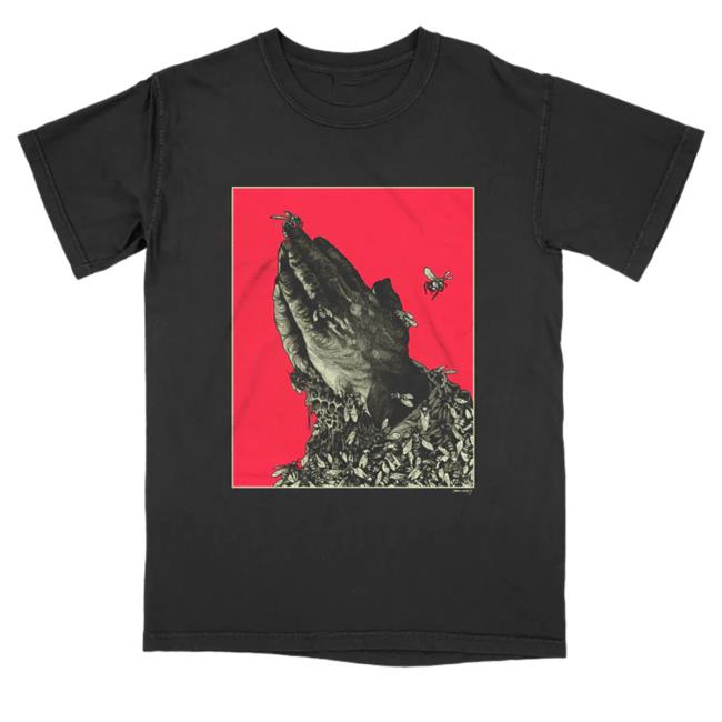 Deathwishinc Richey Beckett Merch Worker Bees Black T Shirt