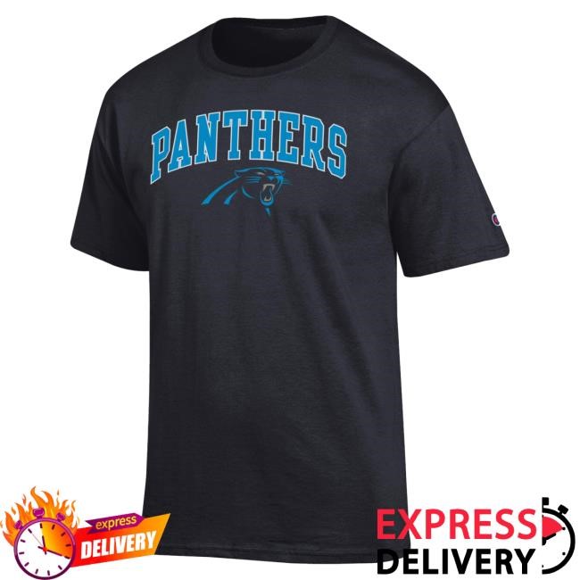 Champion NFL Football Carolina Panthers Powerblend Arch Logo Warm