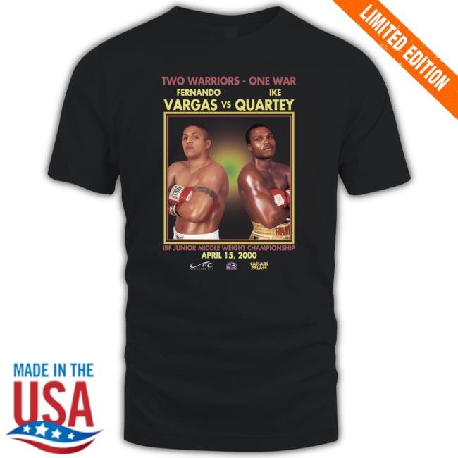 Two Warriors One War Vargas Vs Quartey 2000 Crewneck Sweatshirt