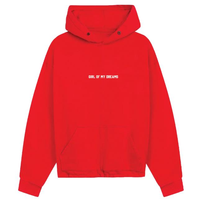 Official Fletcher Merch Store Girl Of My Dreams Popover Hoodie Fletcher Clothing Shop