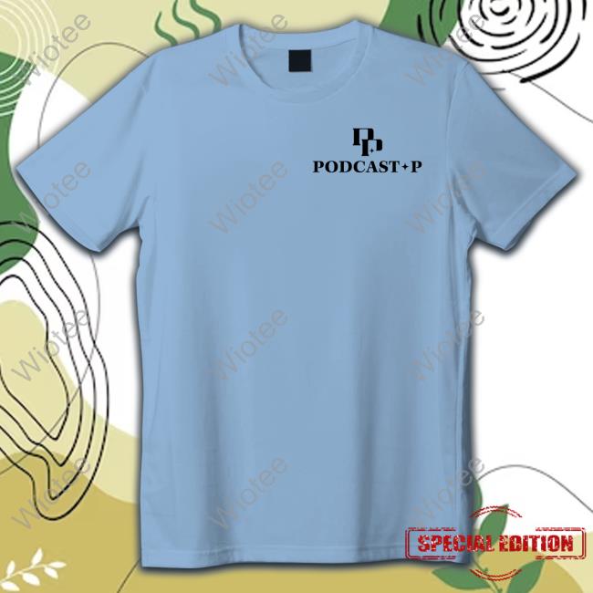 Official Podcast P Merch Podcast P Classic Logo White Hoodie Official Podcast P Classic Logo White Tee