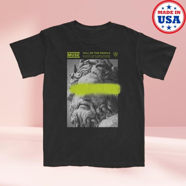 Will Of The People Defaced Short Sleeve Shirt | Muse Official Store