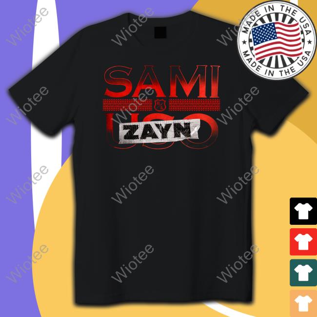 Official Sami Uso Zayn Long Sleeve Tee Sami Uso Zayn Limited Edition Tank Top