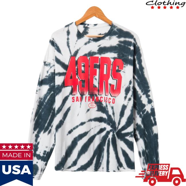 Official Junk Food Apparel Clothing Store Shop Junkfoodclothing San Francisco 49ers Game Time Tie Dye Long Sleeve Shirt New True Black Tie-Dye Official Junk Food Apparel Clothing Store Shop Junkfoodclothing San Francisco 49ers Game Time Tie Dye Longsleeve True Black Tie-Dye
