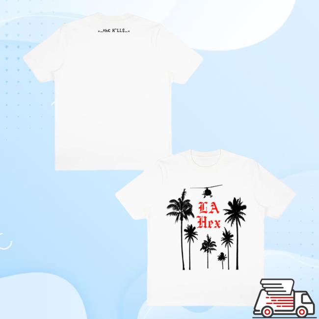 Official The Merch Collective The Kills Clothing Store Shop LA Hex Palm Trees Shirt New TheKills