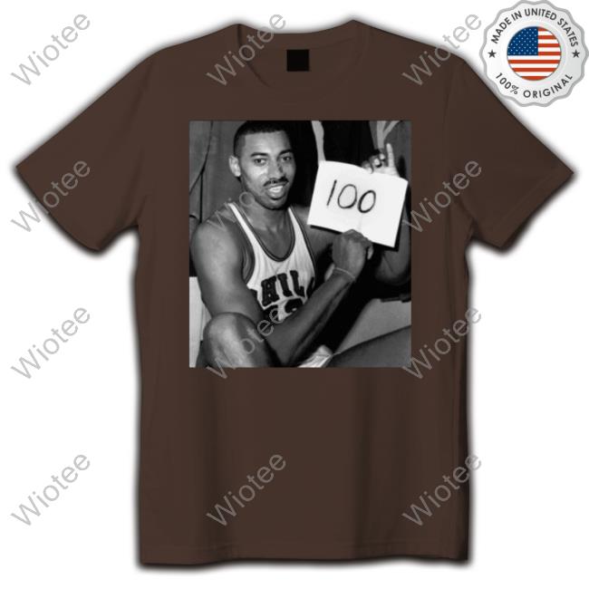 Wilt Chamberlain 100 Point Game Basketball Shirt Wilt Chamberlain 100 Point Game Basketball T Shirts