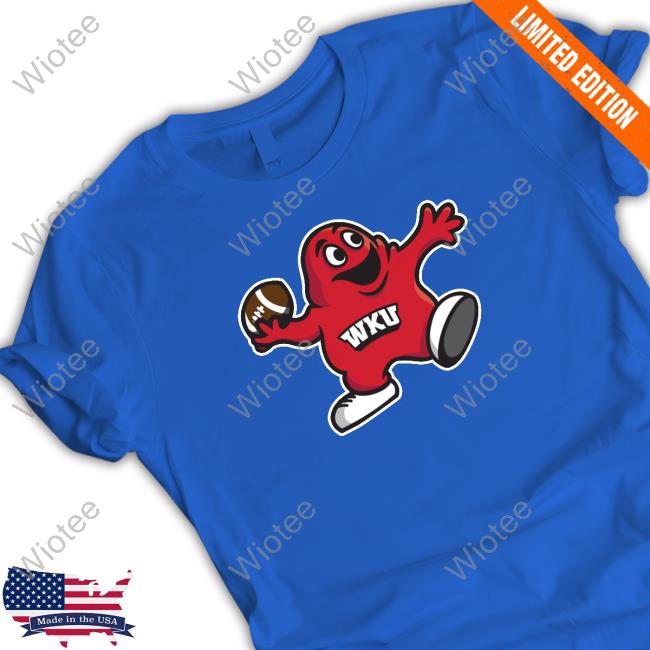 Official Big Red Helmet Collection Quarterback Shirts Official Western Kentucky Nil Store Big Red Helmet Collection Quarterback T-Shirt Wku Nil