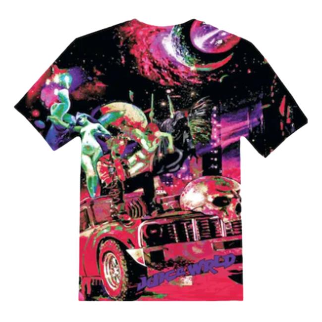 Official Thentwrk Juicewrld X Vlone Galaxy 3D All Over Print T-Shirt