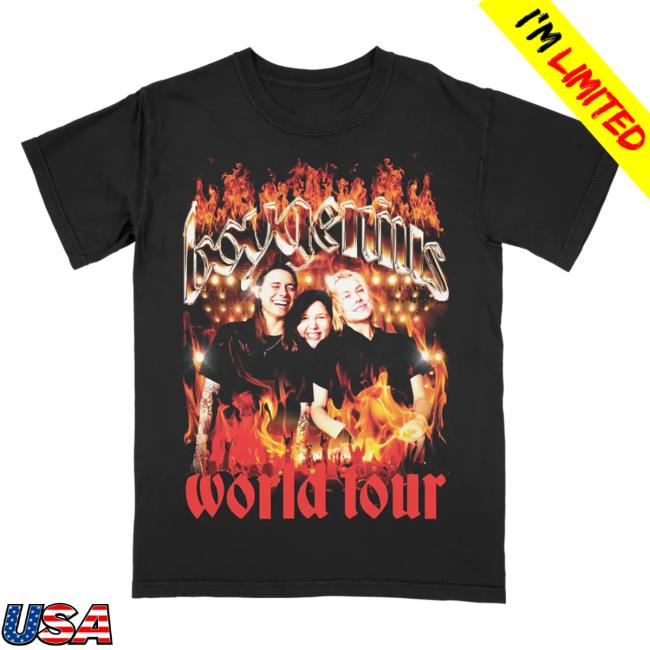 Official Boygenius Store Merch Shop Boy Genius World Tour T-Shirts Xboygeniusx