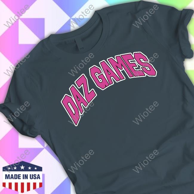 Black Daz Games Pink Logo Shirt Daz Black Black Daz Games Pink Logo T Shirt