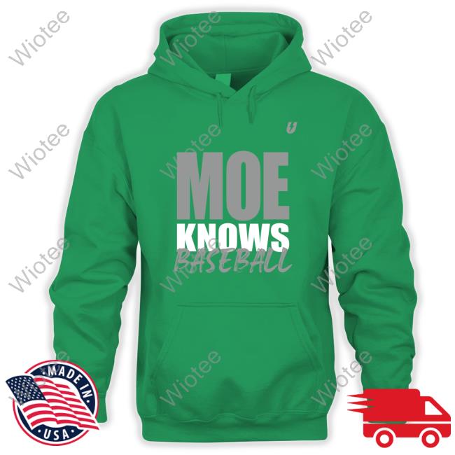 Hustle Gear Merch Moe Knows Baseball T Shirt