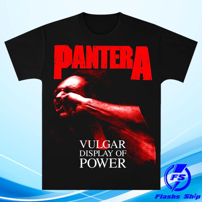 Official Pantera Merch Store Pantera Pantera Red Vulgar Shirts