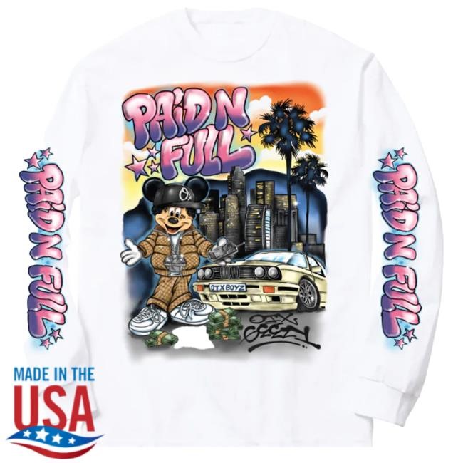 Geezy World Paid N Full Long Sleeve Tee LS Geezy World Paid N Full Long Sleeve Tee L/S Tee