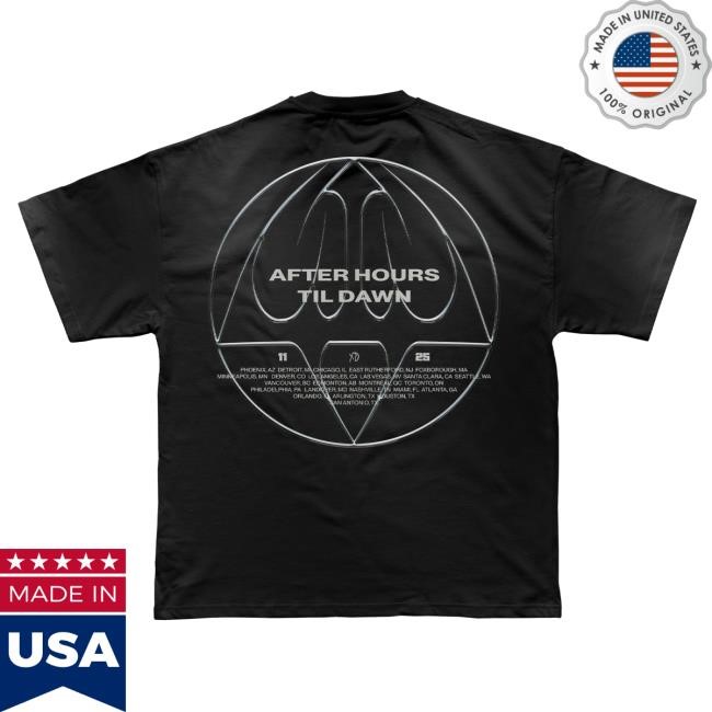 Official The Weeknd Tour Merch Exclusive Tour Hot Shirt XO Store