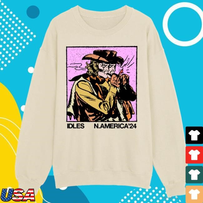 Official Idles Merch Store Shop Idles Band Na Cowboy Pull Over Hoodie