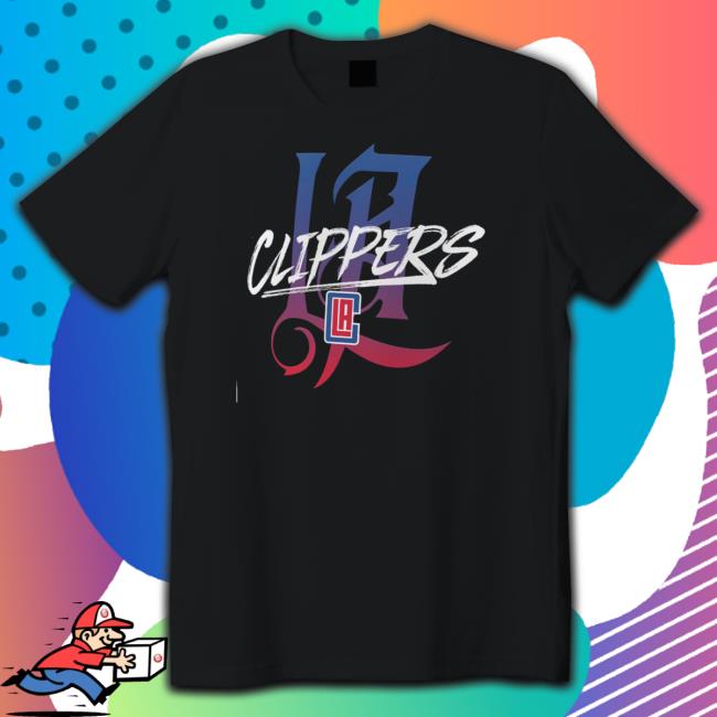 Nba Store LA Clippers Team Pride T Shirt LA Clippers Team Pride Long Sleeved T Shirt