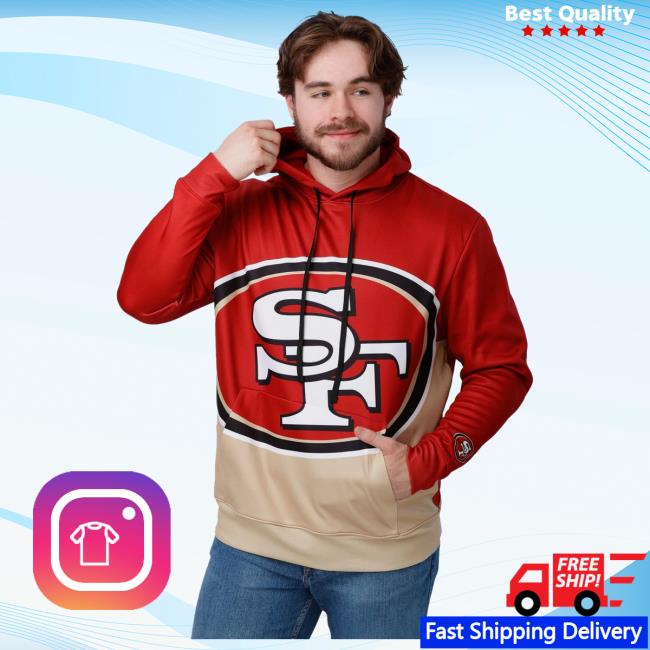 Official Foco Merch Store Shop Foco San Francisco 49Ers Bold Logo Hoody Foco Apparel Clothing
