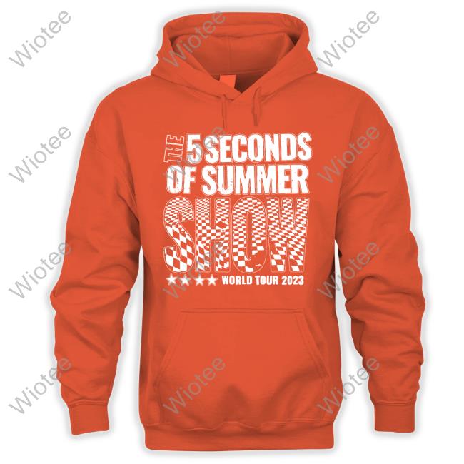 5Sos Merch World Tour 2023 Amsterdam Event Tee