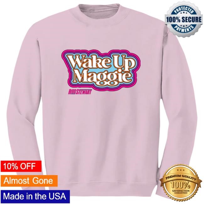 Official Rod Stewart Wake Up Maggie Retro Long Sleeve Tee Shirt