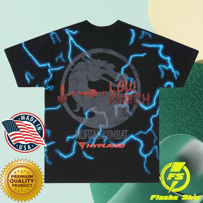 Official Hypland Clothing Merch Store Mk Raiden Thunder Shirts (Black) Official Hypland Clothing Merch Store Mk Raiden Thunder Top Shirt (Black)
