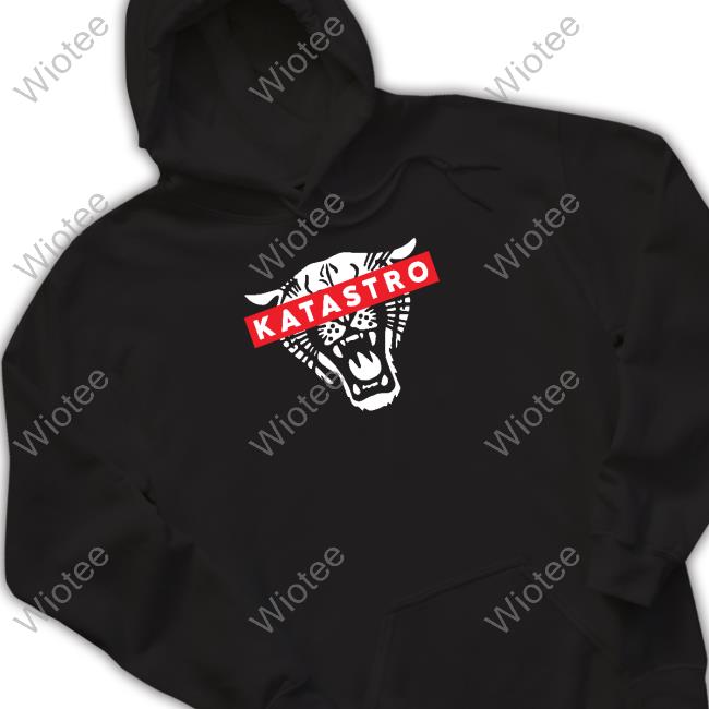 Katastro Merch Katastro Acid Washed Panther Sweatshirt