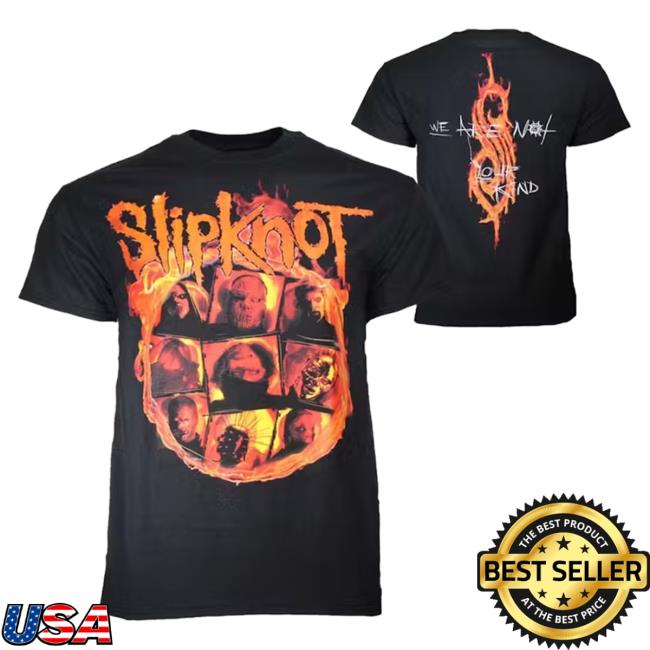 Official Indie Merch Store Slipknot "We Are Not Your Kind Fire" Attractive Shirt IndieMerchStore