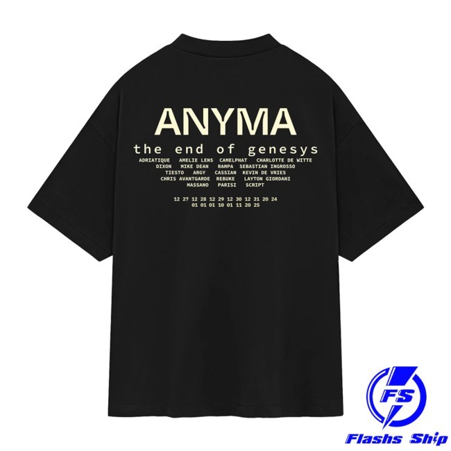 Sphere Line Up Tee Shirt Anyma Shop Merch