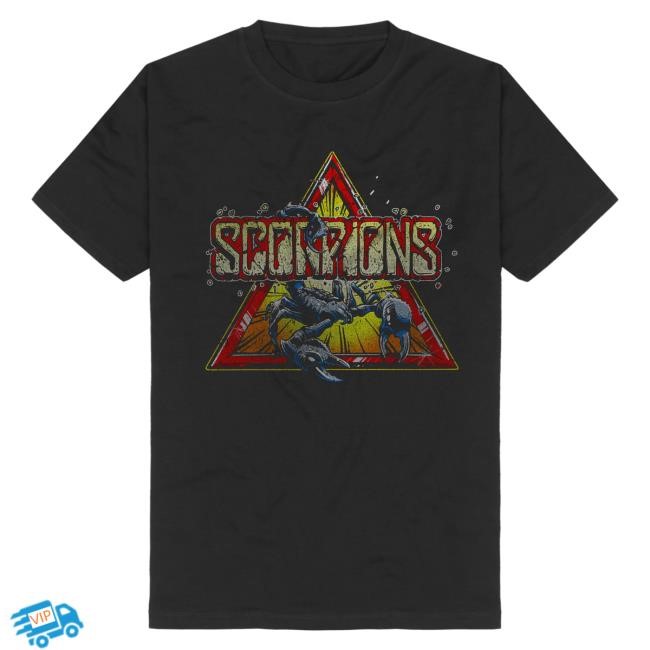 Official Scorpions Triangle Scorpion Top Shirt