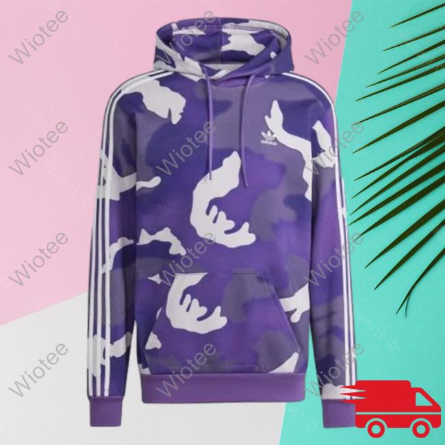 Official Lyst Clothing Shop Herren Graphics Camo All Over Print Hooded Sweatshirt In Lila 3D AOP