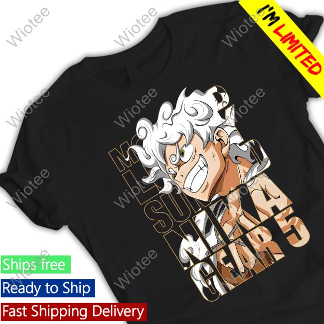 Monkey D Luffy Sun God Nika Gear 5 Shirts