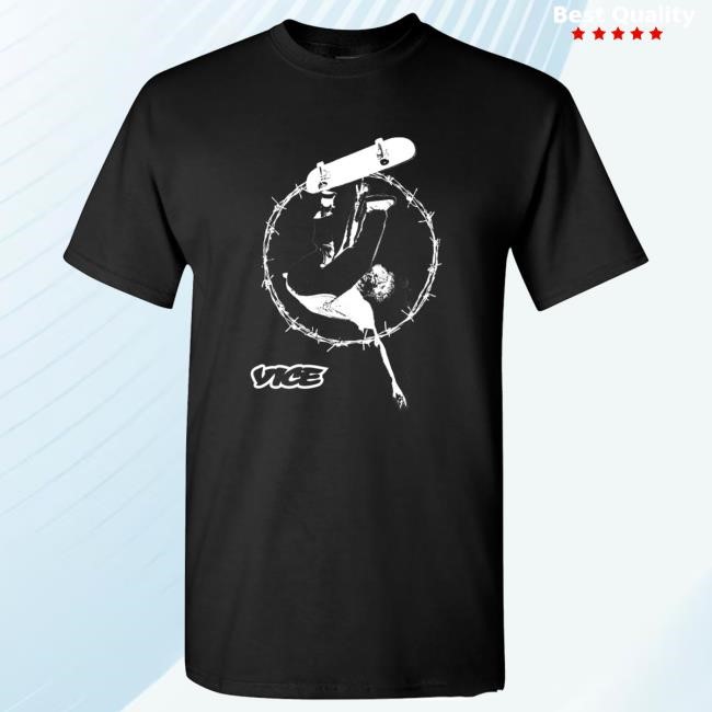 Vice Barbed Wire Skater New T-Shirt VICE Merch Vice Barbed Wire Skater New Tee VICE Merch