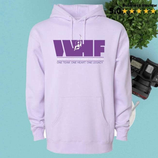Official Whitney Houston Clothing Whitney Houston Legacy Foundation Lilac Tshirt