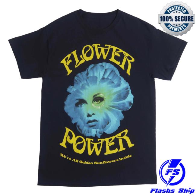 Official Altru Apparel Clothing Flower Power We're All Golden Sunflowers Inside Top Shirt
