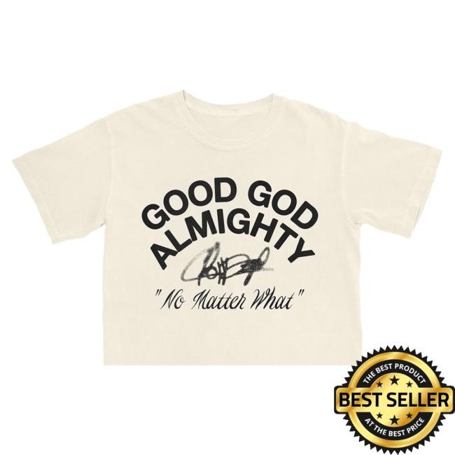 Official Crowder Merch Store Shop David Crowder Good God Almighty Crop Top Shirt 2025